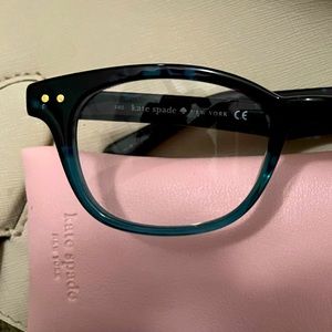 PRESCRIPTION LENSES Kate Spade glasses including soft Kate Spade case.